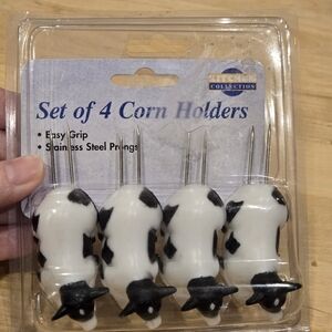 Kitchen Collection Cow Shaped Corn Cob Holders